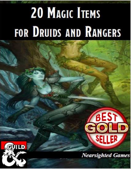 20 Magic Items For Druids And Rangers Dungeon Masters Guild Dungeon