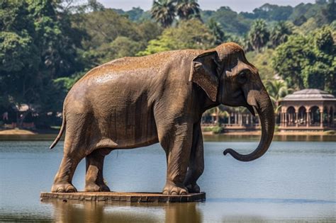 Premium Photo National Animal Of Sri Lanka