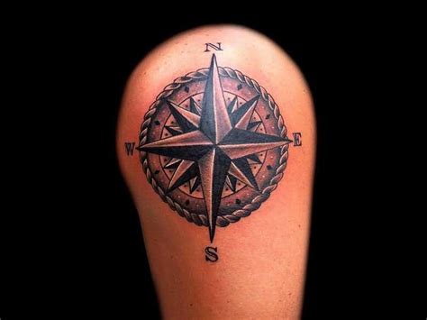 How To Cover Up A Nautical Star Tattoo Skin Arts Nautical Compass Tattoo Compass Tattoo