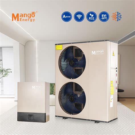 Air Source Full DC Inverter 20kw Evi R290 Heating Tepelné Erpadlo R32