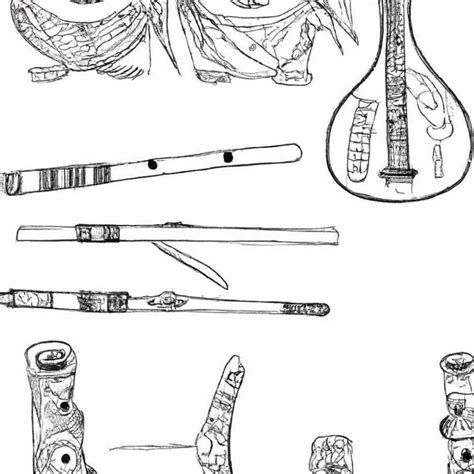 Instrumentos Musicais Para Colorir - 9