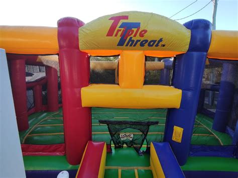 Big Bounce Triple Threat Perth Bouncy Castle Hire