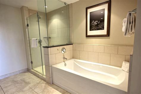 Bathroom With Separate Tub And Shower Homes Apartments For Rent