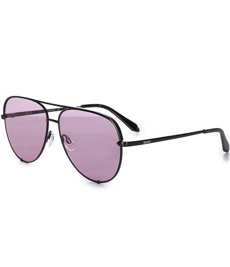 Quay Australia Unisex High Key 54mm Aviator Sunglasses Dillards