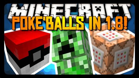 Minecraft Pokeballs And Poketraps W One Command Block Youtube