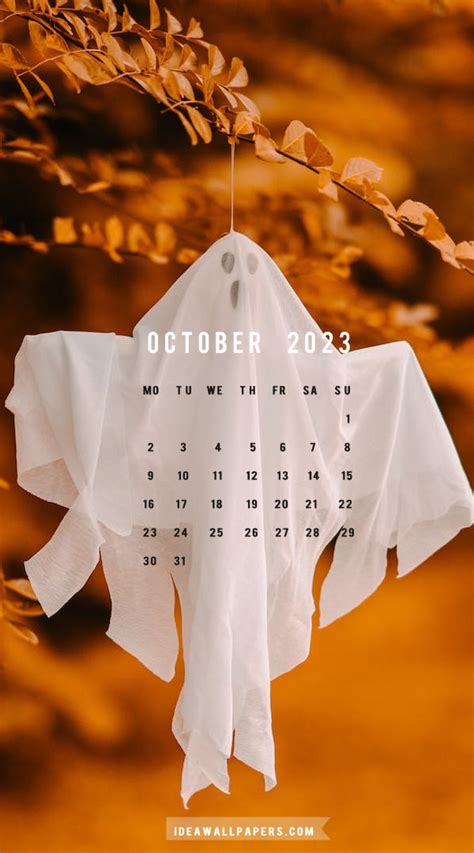 October Calendar Wallpapers Halloween Calendar For Desktop And Laptop