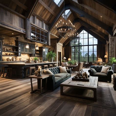 Barn Decor Living Room Barn Style House Plans Rustic House Barn