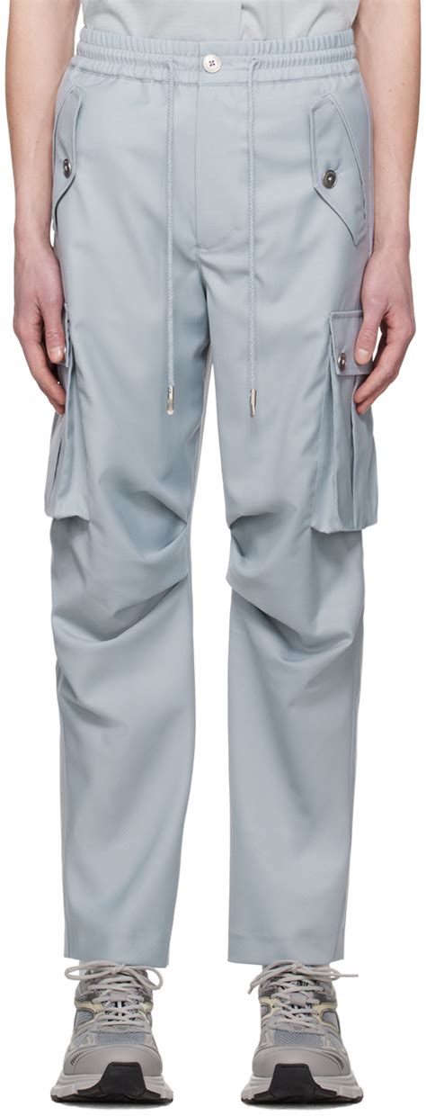 SSENSE Canada Exclusive Gray Cargo Pants By Feng Chen Wang On Sale