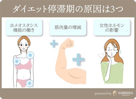 ダイエットを妨げる停滞期の乗り越え方を医師が詳しく解説！ Emishia Style（エミシア スタイル） │ 渋谷エミシアクリニックが