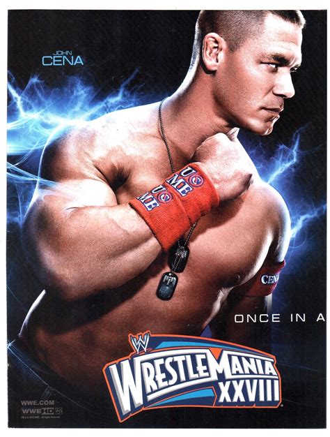 Rare Wwfwwe The Rock Vs John Cena 16 X 105 Magazine Poster