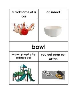 Multi-Meaning Words Game by Unicorn Lessons and Resources | TPT 