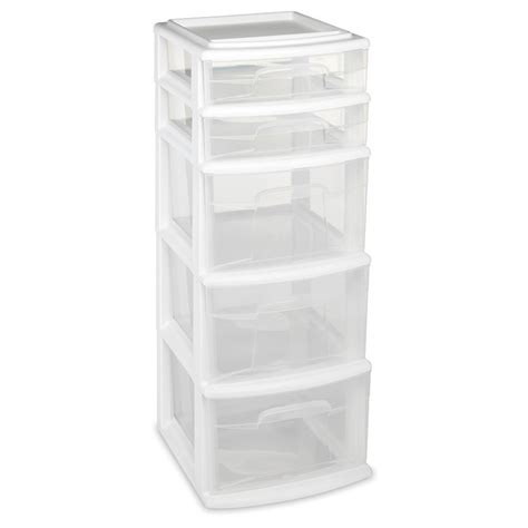 5 Drawer Plastic Storage Tower Target Raise Design