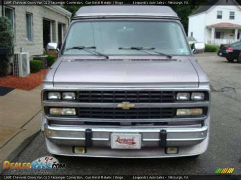 1995 Chevrolet Chevy Van G20 Passenger Conversion Gun Metal Metallic Beige Photo 7