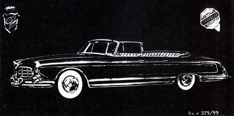 1955 Chrysler Imperial Drawings By Ghia