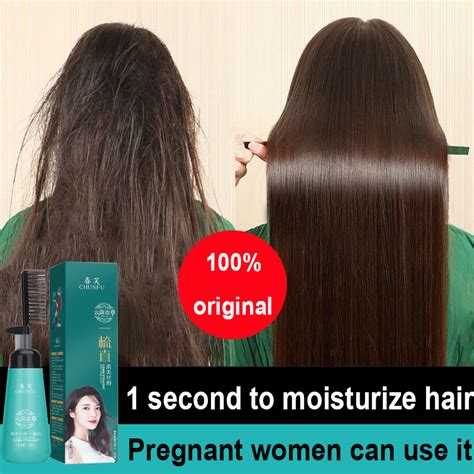 Permanent Hair Straightener Cream Natural Herbal Hair Relaxer Hair