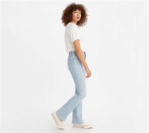 Jean 725 Bottillon Taille Haute Pour Femme Lavé Clair Levis® Ca