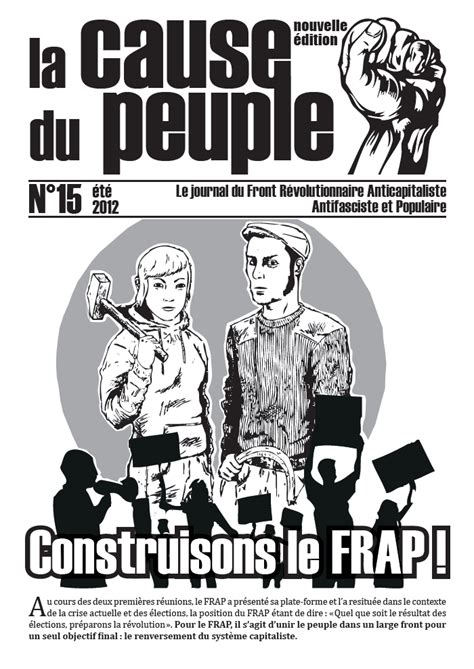 La Cause Du Peuple Le Journal Du Frap Anciens Num Ros De La Cause Du