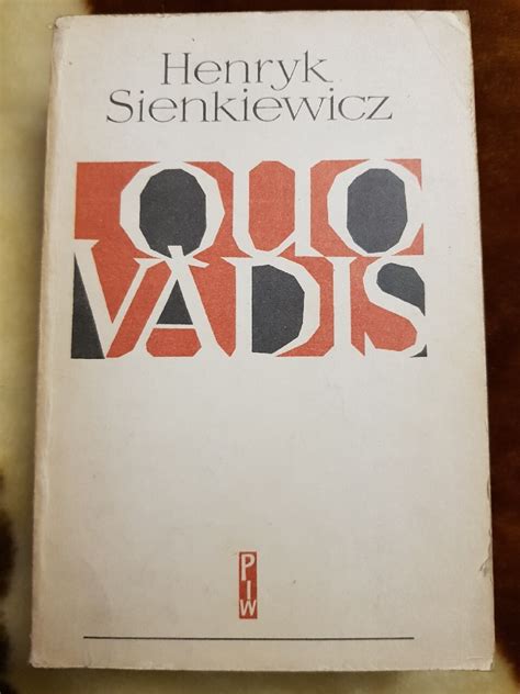 Quo Vadis Henryk Sienkiewicz Krak W Kup Teraz Na Allegro Lokalnie