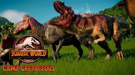 Camp Cretaceous Ceratosaurus Jurassic World Evolution 2 Youtube