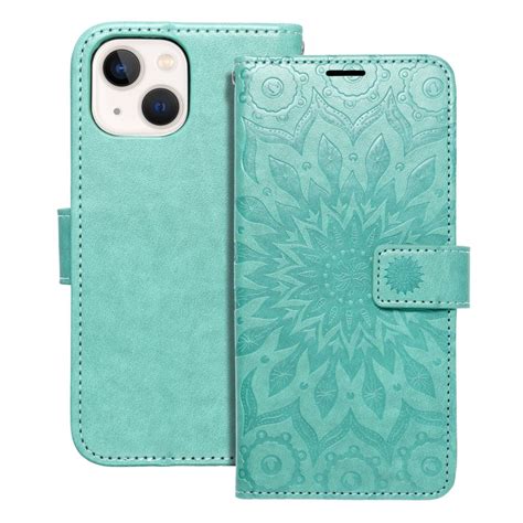 Capa Iphone Mini Flip Mandala Verde Apoio E Slot Cart Es Capas