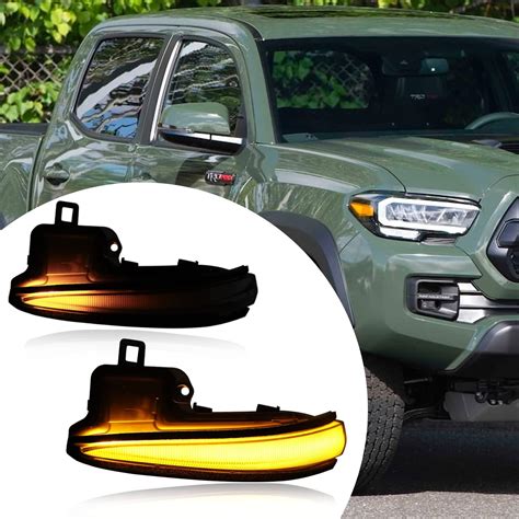 Keegtbox Dynamic Sequential Led Side Mirror Marker Lights Compatible With Toyota