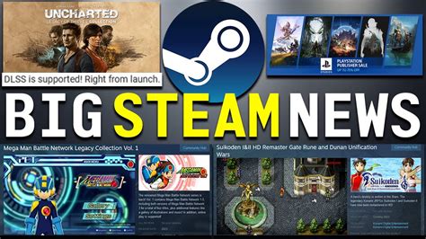 Big Steam Game News And Updates Uncharted Dlss Big New Sale New