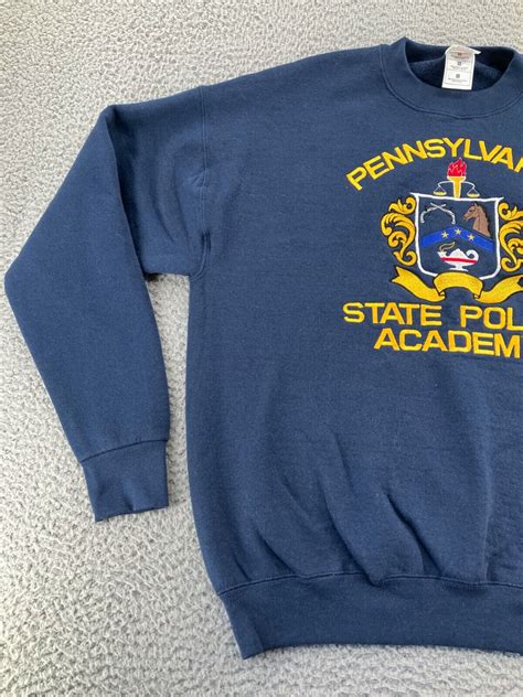 Vintage Pennsylvania State Police Sweatshirt Mens Lar… - Gem