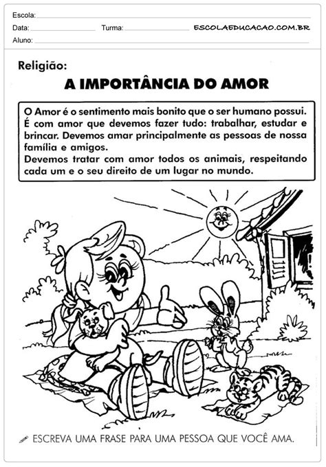 Atividade Sobre Ensino Religioso - 6