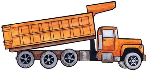 Garbage Truck Drawing Easy Automotive News