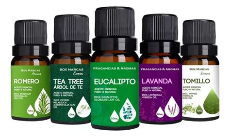 Set De Aceites Esenciales Puros Naturales Indispensables Cuotas Sin