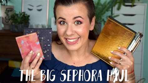 Sephora Makeup Haul Trying On New Makeup Youtube