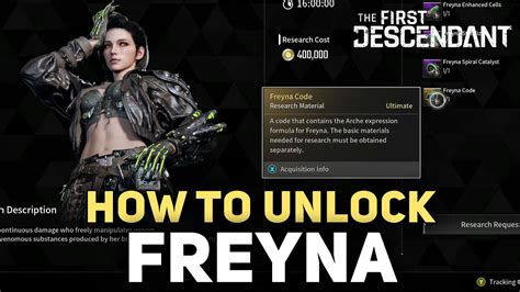 How To Unlock Freyna All Research Material Locations The First