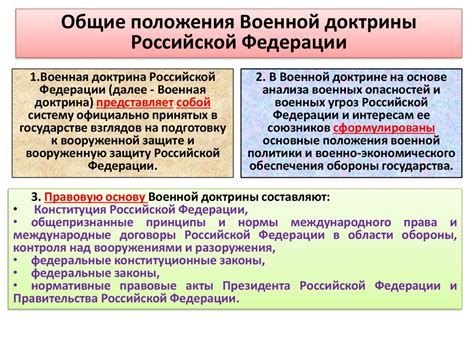 Военная доктрина Российской Федерации - презентация онлайн