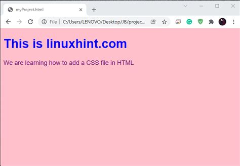 How To Add A CSS File In HTML