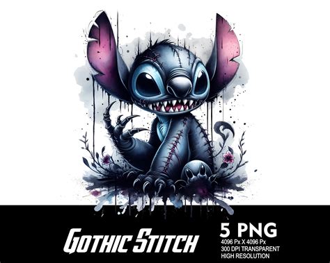 5 Png Gothic Stitch Png Dark Stitch Design Splash And Watercolor