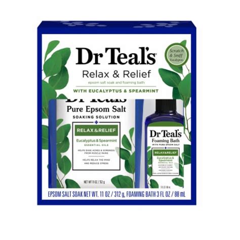 Dr Teal S Relax Relief Eucalyptus Spearmint Bath Gift Sets Pk