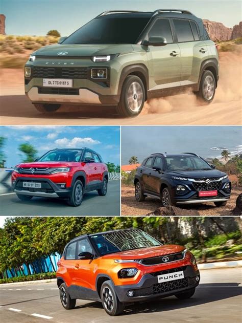 Best Cng Suvs Under Rs 10 Lakh Hyundai Exter Maruti Brezza And More