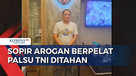 Sopir Fortuner Arogan Ngaku Adik Jenderal Tni Ditahan Ditetapkan