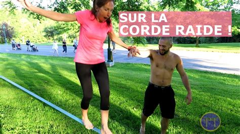 Introduction à La Slackline Sur La Corde Raide Avec Jayson Rousseau Youtube