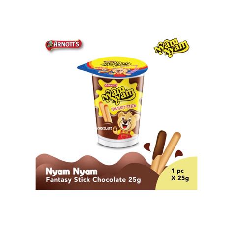 Jual Nyam Nyam Fantasy Stick Chocolate Vanilla Banana Sparkling Bubble