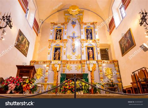 Interior Mission San Jose Historic Catholic Stock Photo 254999857