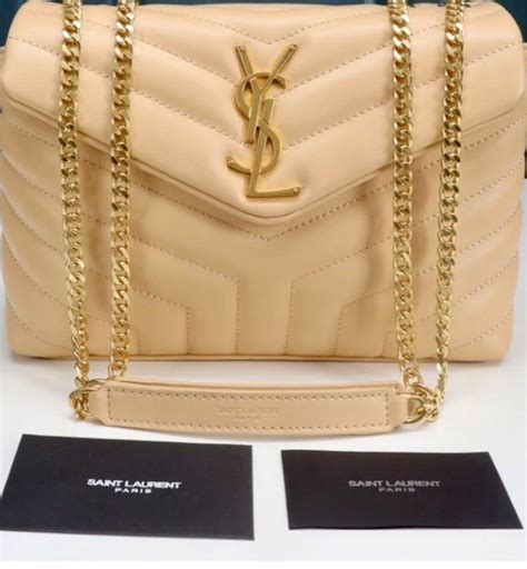 Ysl 30cm Nude Beige Luxury Bags Wallets On Carousell