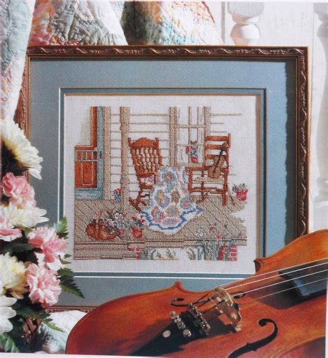 Paula Vaughan Vaughn Fiddler And The Quilt Maker Counted Cross Stitch