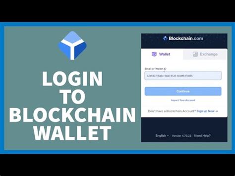 How To Blockchain Wallet Login Blockchain Wallet App Sign In