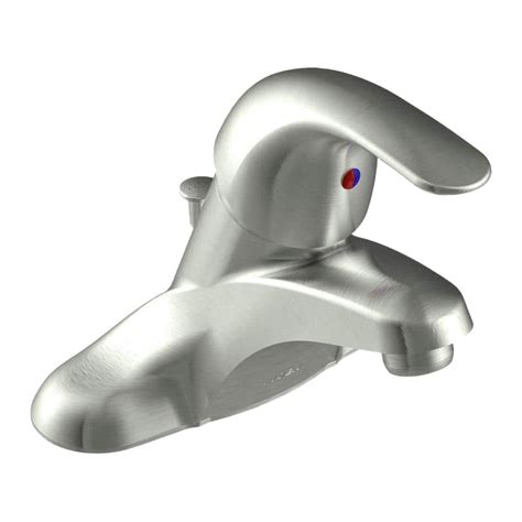 Reviews For Moen Adler 4 In Centerset Single Handle Low Arc Bathroom Faucet In Spot Resist