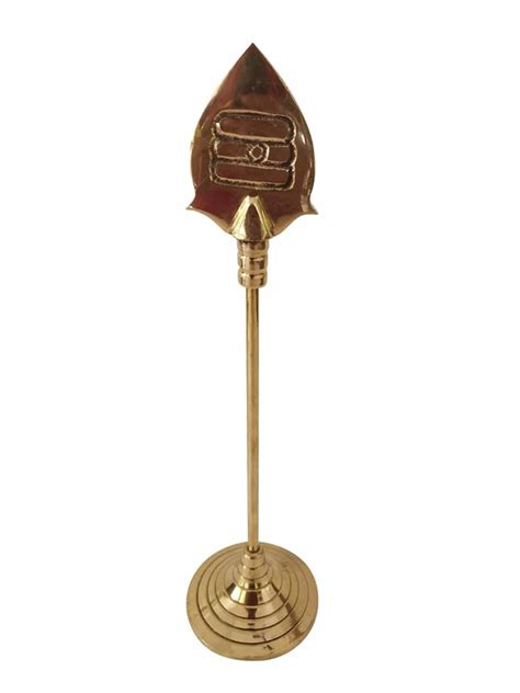 Mandm Brass Pooja Muruga Vel Traditional Brass Lord Murugan Vel
