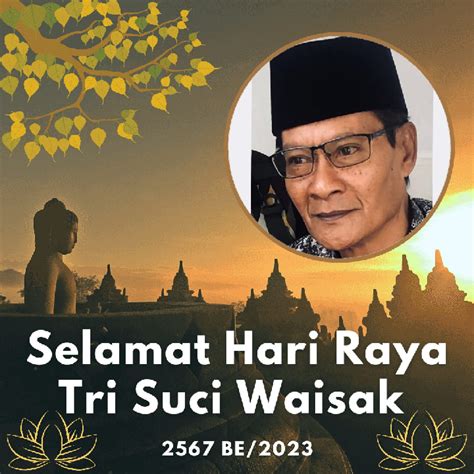 Bacaleg PDIP Dapil I Tanjung M Nasahar SAg Selamat Hari Raya Waisak