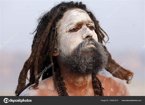 Aghori sadhu (holy man) on the ghats of Ganges in Varanasi, India – Stock Editorial Photo ...