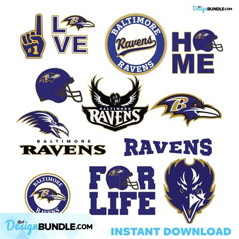 Baltimore Ravens Logo Team Svg Sport Svg Sport Logo Team Svg