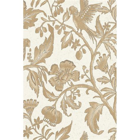 Papier Peint Casadeco Bali Etourneau Beige Cognac Bali88161425